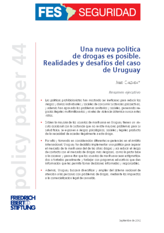 Una nueva política de drogas es posible