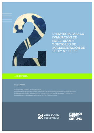 Estrategia para la evaluación de resultados y monitoreo de implementación de la Ley no 19.172