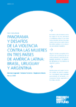 Panorama y desafíos de la violencia contra las mujeres en tres países de América Latina