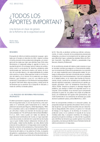 Todos los aportes importan?