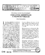Conflictos ambientales y políticas públicas