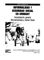 Informalidad y seguridad social en Uruguay